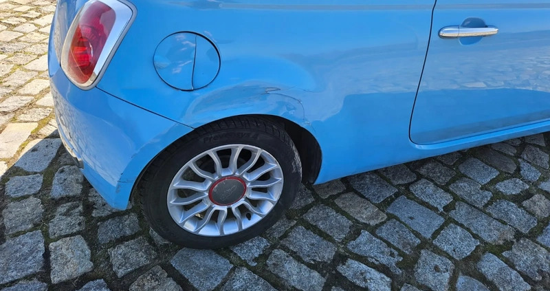 Fiat 500 cena 18900 przebieg: 122373, rok produkcji 2014 z Chodzież małe 781